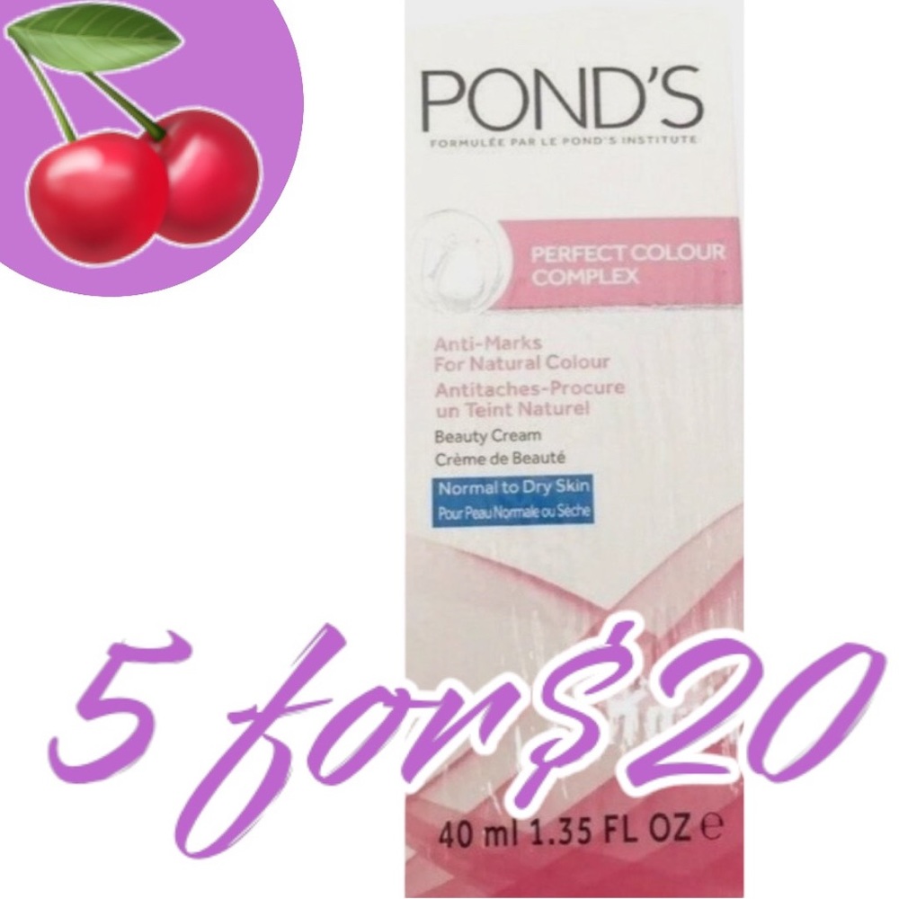 POND'S Perfect Complex Beauty Skin Cream Anti Aging Lightening 1.35 oz NEW!
